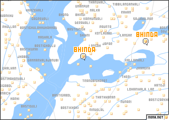 map of Bhinda