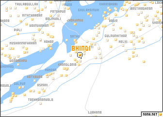 map of Bhindi