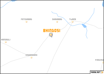 map of Bhindosi