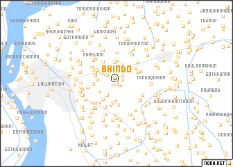 map of Bhindo