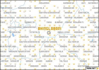 map of Bhinglābāri