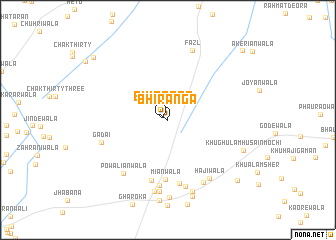 map of Bhiranga