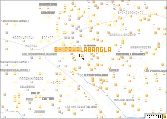 map of Bhirāwāla Bangla
