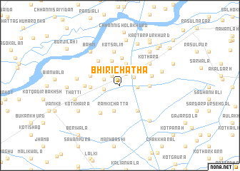 map of Bhiri Chatha