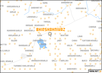 map of Bhir Shāh Niwāz