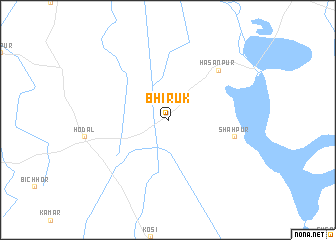 map of Bhiruk