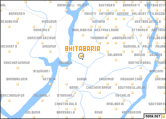 map of Bhitābāria