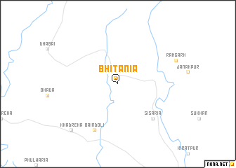 map of Bhitania