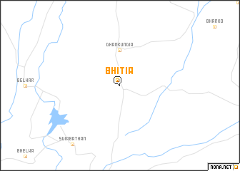 map of Bhitia