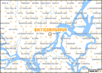 map of Bhiti Gobindapur