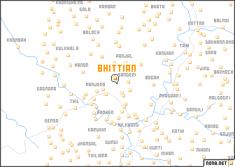 map of Bhittiān