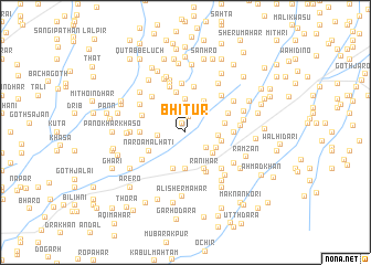 map of Bhitur