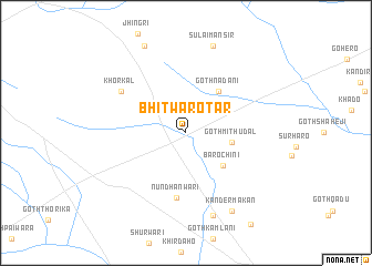 map of Bhitwāro Tar