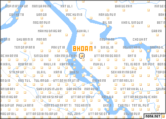 map of Bhoān