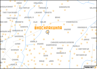 map of Bhochra Kuhna