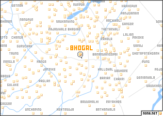 map of Bhogal