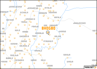 map of Bhogbo