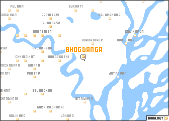 map of Bhogdānga