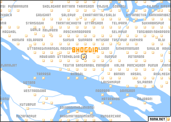map of Bhogdia