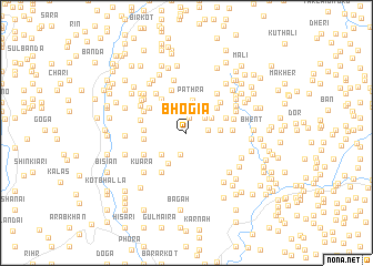map of Bhogia