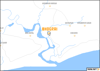 map of Bhograi