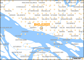 map of Bhojgaon