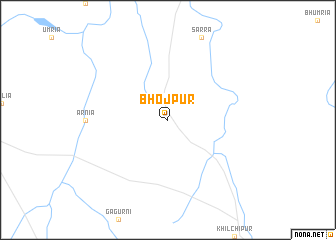 map of Bhojpur