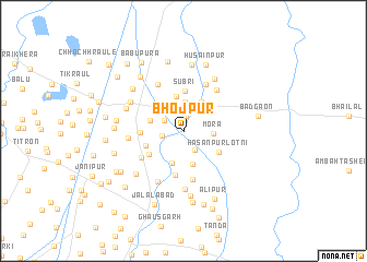 map of Bhojpur