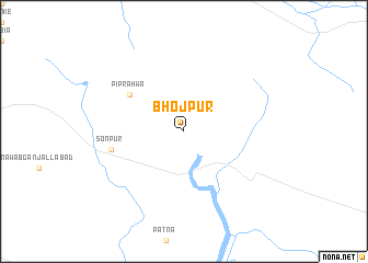 map of Bhojpur