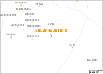 map of Bhoj Rajjo Turr