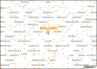 map of Bhojuāni