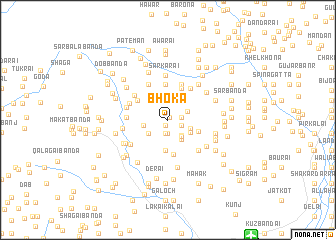 map of Bhoka