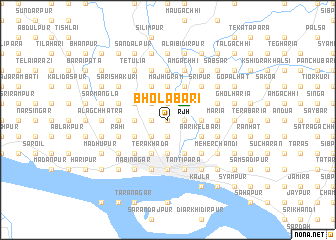 map of Bholābāri