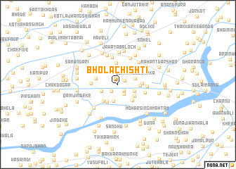map of Bhola Chishti
