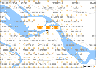 map of Bholāidāngi