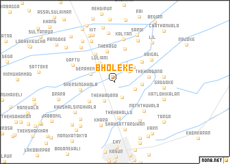 map of Bholeke