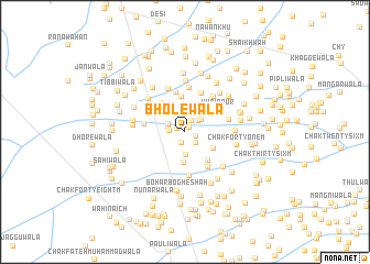 map of Bholewāla
