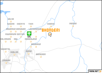 map of Bhonderi