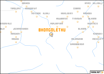 map of Bhongolethu