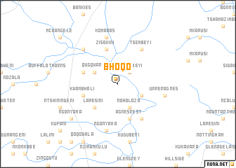 map of Bhoqo