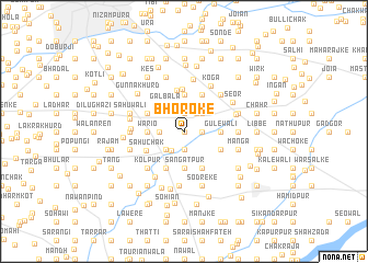 map of Bhoroke