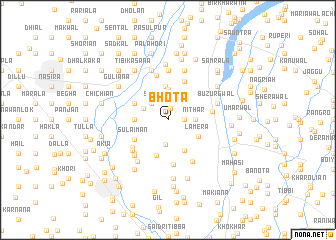 map of Bhota