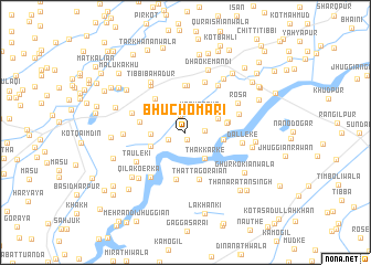 map of Bhucho Māri