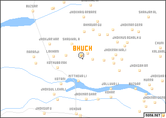 map of Bhuch