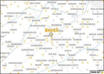 map of Bhuier