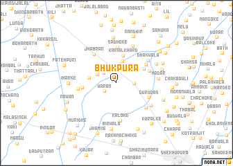 map of Bhūkpūra