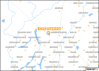 map of Bhukurgaon