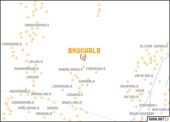 map of Bhukwāla