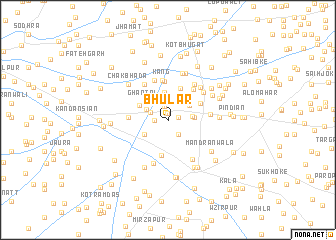 map of Bhūlar