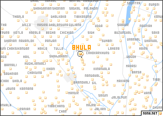 map of Bhula